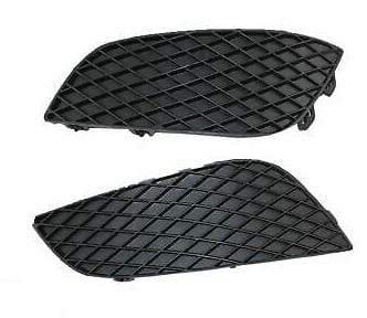 OP1537 Vauxhall Astra H 2007-2010 Front Bumper Fog Grille No Hole Pair Left & Right