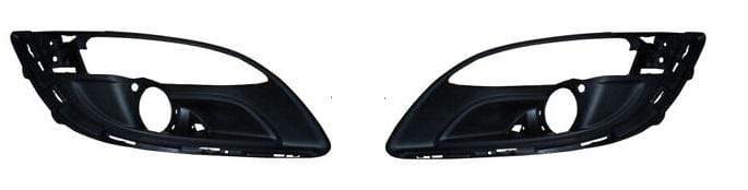 OP1539 Vauxhall Astra J 2012-2015 Front Bumper Fog Grille Pair Left & Right With Hole