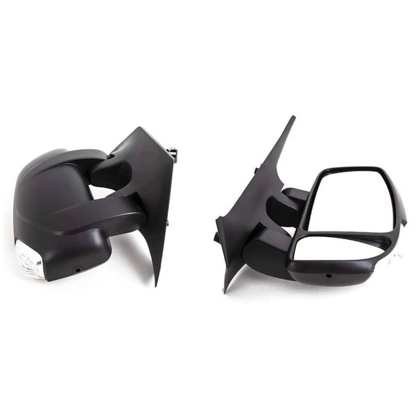 Fits Vauxhall Movano 2010-2017 Door Mirror Manual Black With Indicator Driver Side