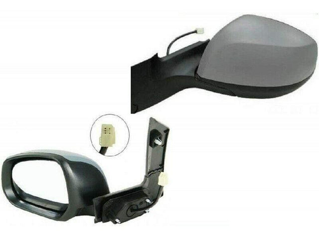 Fits Vauxhall Agila 2008-2015 Door Wing Mirror Heated Electric Primed Passenger Side - image 2