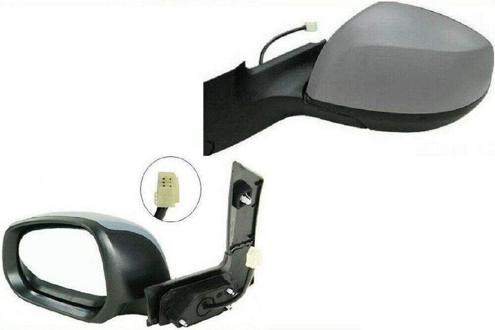 OP4080B Suzuki Splash 2008-2015 Door Wing Mirror Heated Electric Primed Passenger Side