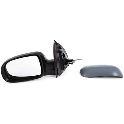 Fits Vauxhall Corsa C 2000-2006 Door Wing Mirror Manual Primed-Gray Passenger Side - tradevehicleparts.co.uk