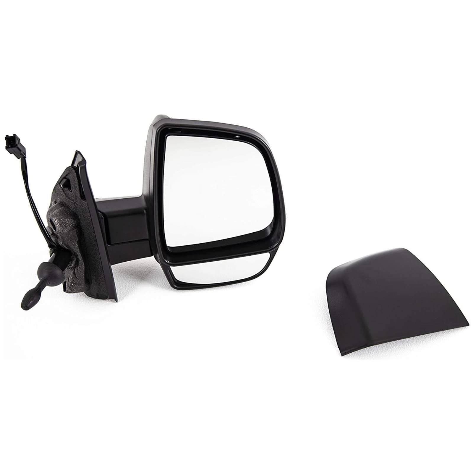 OP5003A Vauxhall Combo 2012- Door Wing Mirror Manual Black Twin Glass Temp. Sensor Right