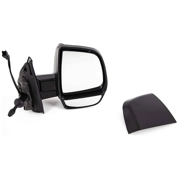 Fits Vauxhall Combo 2012- Door Wing Mirror Manual Black Twin Glass Temp. Sensor Right