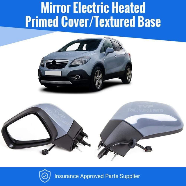 Fits Vauxhall Mokka 2012-2016 Door Wing Mirror Electric Heated Primed Passenger Side - image 2