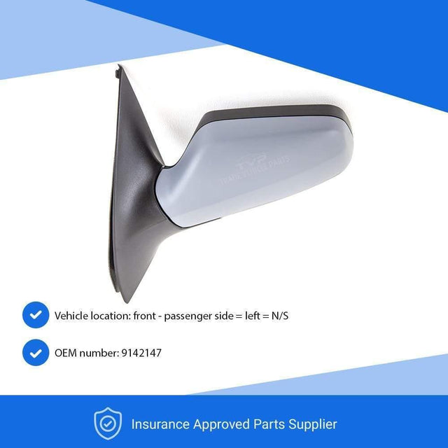 Fits Vauxhall Astra 1998-2004 Door Wing Mirror Electric Heated Primed Passenger Side - image 2