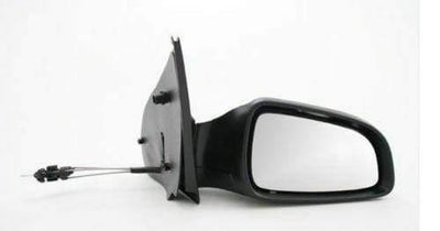 Fits Vauxhall Astra Van 2007-2009 Door Wing Mirror Manual Black Driver Side - tradevehicleparts.co.uk