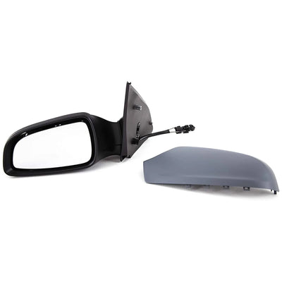 Fits Vauxhall Astra 5D Hatchback 2004-2009 Door Wing Mirror Manual Primed Left - tradevehicleparts.co.uk