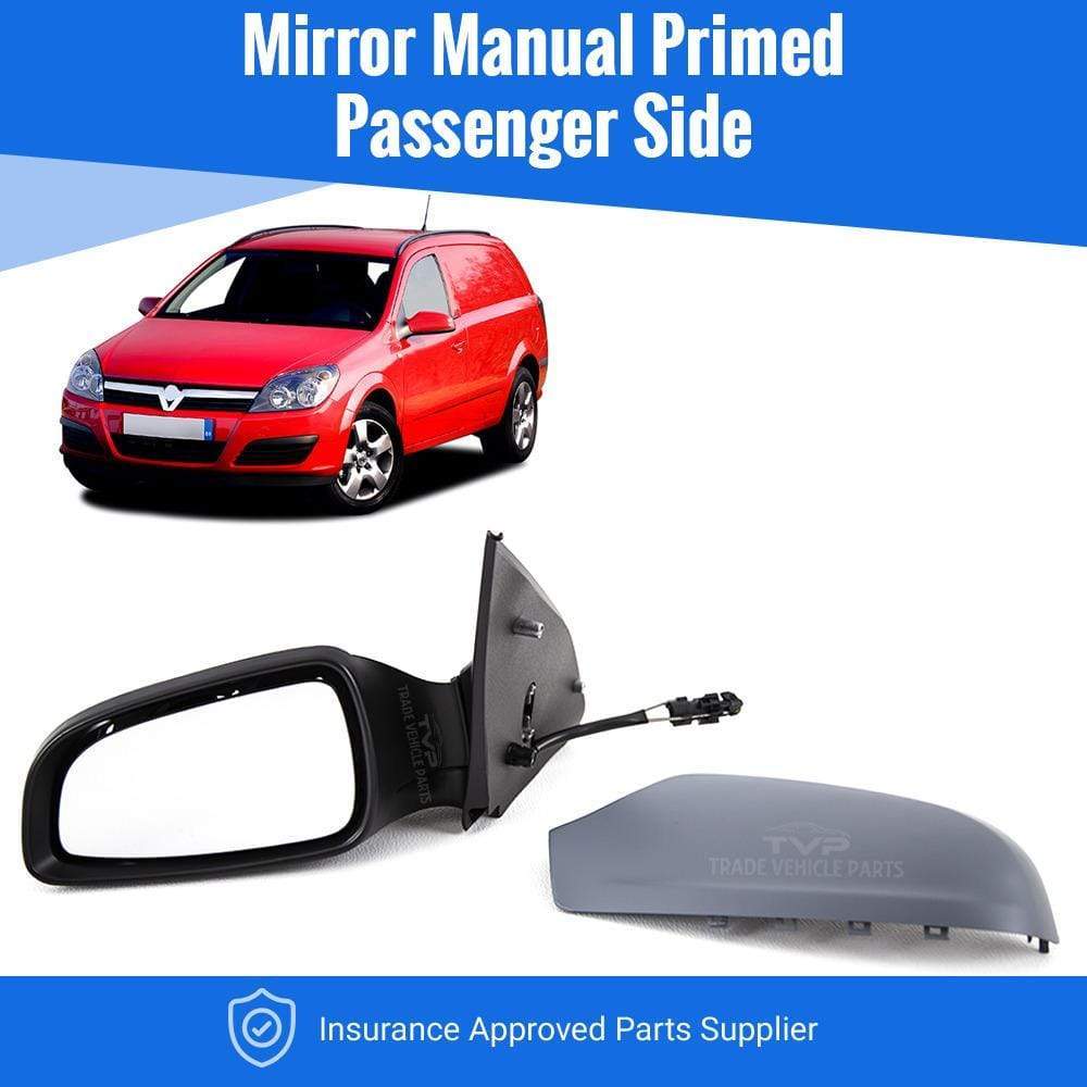 OP5018C Vauxhall Astra Van 2006-2013 Door Wing Mirror Manual Primed Passenger Side