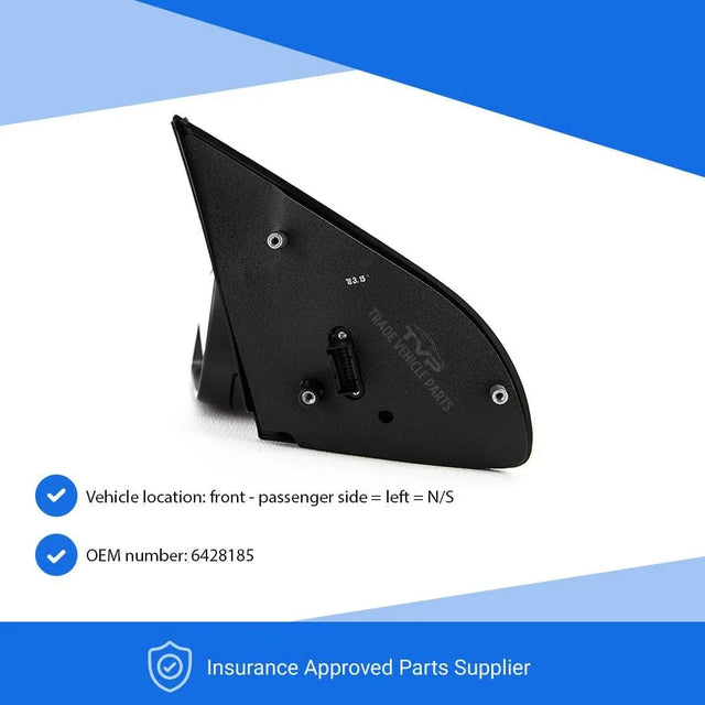 Fits Vauxhall Astra Hatchback 2004-2009 Door Wing Mirror Electric Heated Primed Left - image 2