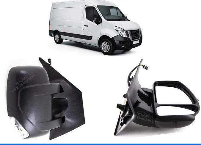 OP5030C Nissan Nv400 2011- Door Wing Mirror E/H With Indicator Textured Driver Side