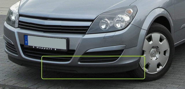 Fits Vauxhall Astra Van 2006-2008 Front Bumper Spoiler Black Passenger Side - image 2