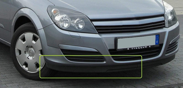 Fits Vauxhall Astra 2004-2006 Front Bumper Spoiler Black Driver Side - image 2