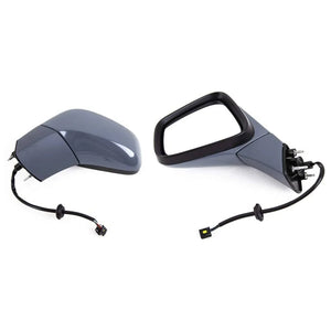 Fits Vauxhall Mokka 2012- Door Wing Mirror Electric Heated Power Fold Primed Cover & Base Passenger Side