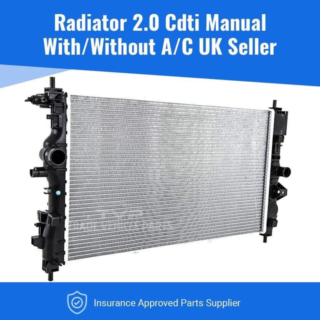 Fits Vauxhall Cascada 2013-2018 Radiator (2.0 Cdti)(Manual) (With/Without Ac) - image 2