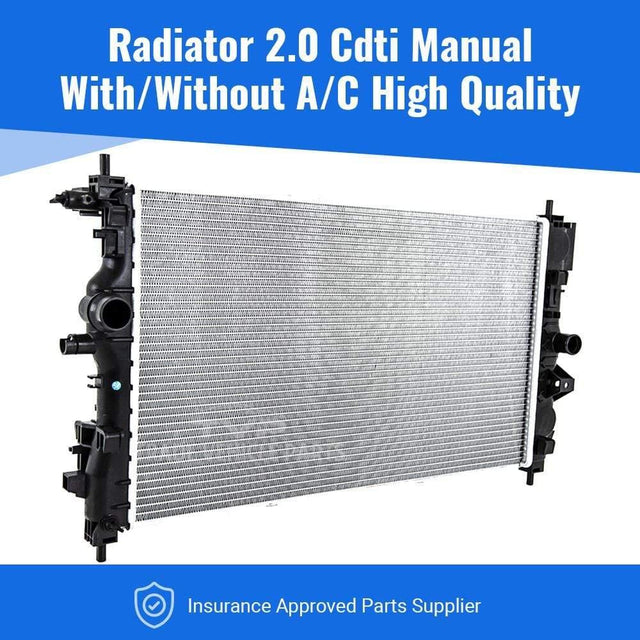Fits Vauxhall Zafira C 2012- Radiator (2.0 Cdti)(Manual) (With/Without Ac) - image 2