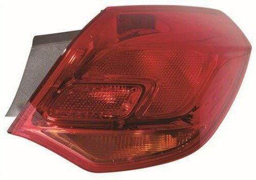 OP8029 Vauxhall Astra 5Dr Hatch 2010-2015 Rear Light Lamp Outer Section Red Driver Side