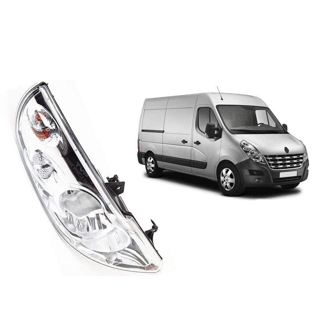 OP8046A Renault Master 2010- Headlight Headlamp Without Motor Driver Side