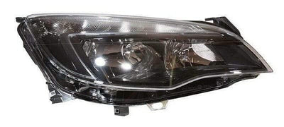 Fits Vauxhall Astra J 2012-2015 Hatchback Headlight Headlamp W/Motor Led Black Right - tradevehicleparts.co.uk