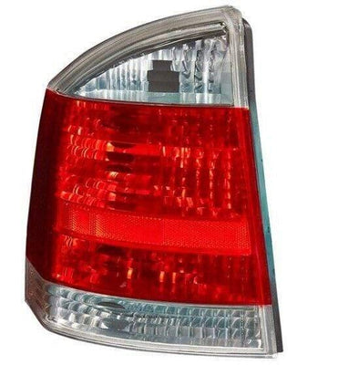 Fits Vauxhall Vectra Hatchback, Saloon 2002-2008 Rear Light Lamp Passenger Side Clear & Red Lens With Clear Indicator - tradevehicleparts.co.uk