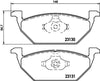 Don Brake Pads Set Brake Pads Full Set Of 4 Front PCP1009 thumbnail