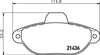 Don Brake Pads Set Brake Pads Full Set Of 4 Front PCP1014 thumbnail