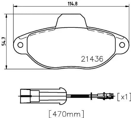 Don Brake Pads Set Brake Pads Full Set Of 4 Front PCP1018 - image 3