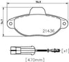 Don Brake Pads Set Brake Pads Full Set Of 4 Front PCP1018 thumbnail