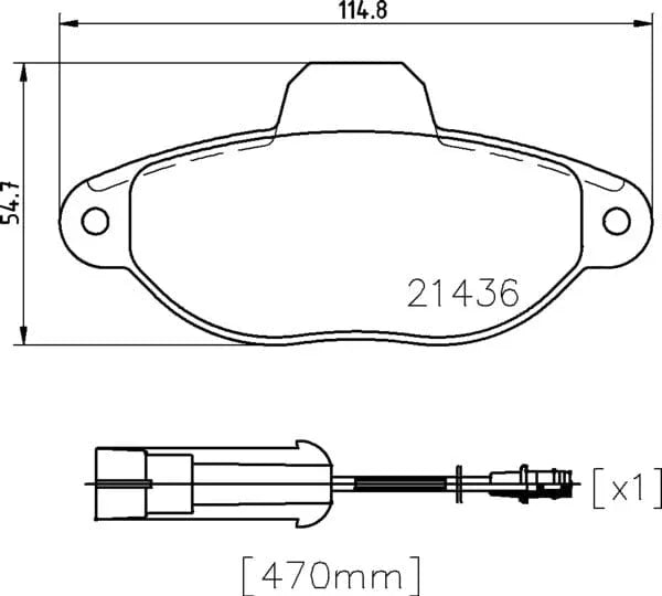 Don Brake Pads Set Brake Pads Full Set Of 4 Front PCP1018 - image 4