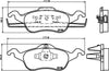 Don Brake Pads Set Brake Pads Full Set Of 4 Front PCP1056 thumbnail