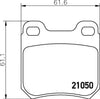 Don Brake Pads Set Brake Pads Full Set Of 4 Rear PCP1116 thumbnail