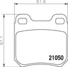Don Brake Pads Set Brake Pads Full Set Of 4 Rear PCP1116 thumbnail