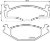 Don Brake Pads Set Brake Pads Full Set Of 4 Front PCP1132 thumbnail