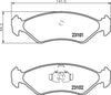 Don Brake Pads Set Brake Pads Full Set Of 4 Front PCP1146 thumbnail