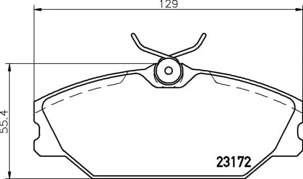 Don Brake Pads Set Brake Pads Full Set Of 4 Front PCP1153 - image 4