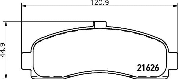 Don Brake Pads Set Brake Pads Full Set Of 4 Front PCP1169 - image 3