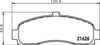 Don Brake Pads Set Brake Pads Full Set Of 4 Front PCP1169 thumbnail