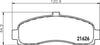 Don Brake Pads Set Brake Pads Full Set Of 4 Front PCP1169 thumbnail