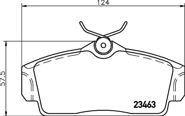 Don Brake Pads Set Brake Pads Full Set Of 4 Front PCP1170 - image 3