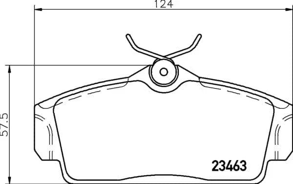 Don Brake Pads Set Brake Pads Full Set Of 4 Front PCP1170 - image 4