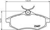 Don Brake Pads Set Brake Pads Full Set Of 4 Front PCP1183 thumbnail