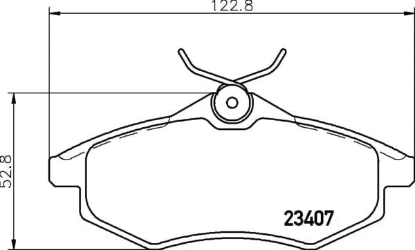 Don Brake Pads Set Brake Pads Full Set Of 4 Front PCP1183 - image 4