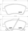 Don Brake Pads Set Brake Pads Full Set Of 4 Front PCP1209 thumbnail