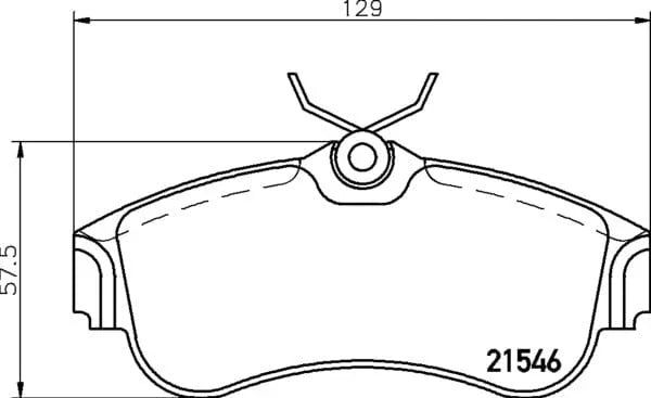 Don Brake Pads Set Brake Pads Full Set Of 4 Front PCP1214 - image 4