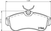 Don Brake Pads Set Brake Pads Full Set Of 4 Front PCP1214 thumbnail