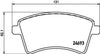 Don Brake Pads Set Brake Pads Full Set Of 4 Front PCP1221 thumbnail