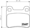 Don Brake Pads Set Brake Pads Full Set Of 4 Rear PCP1244 thumbnail
