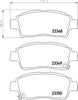 Don Brake Pads Set Brake Pads Full Set Of 4 Front PCP1259 thumbnail