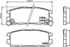 Don Brake Pads Set Brake Pads Full Set Of 4 Rear PCP1270 thumbnail