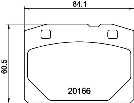 Don Brake Pads Full Set Of 4 Front PCP1272 - image 3